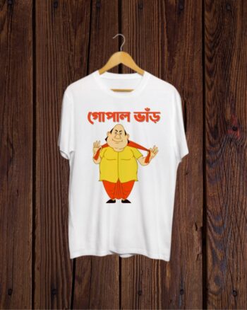 Gopal Bhar print white T shirt