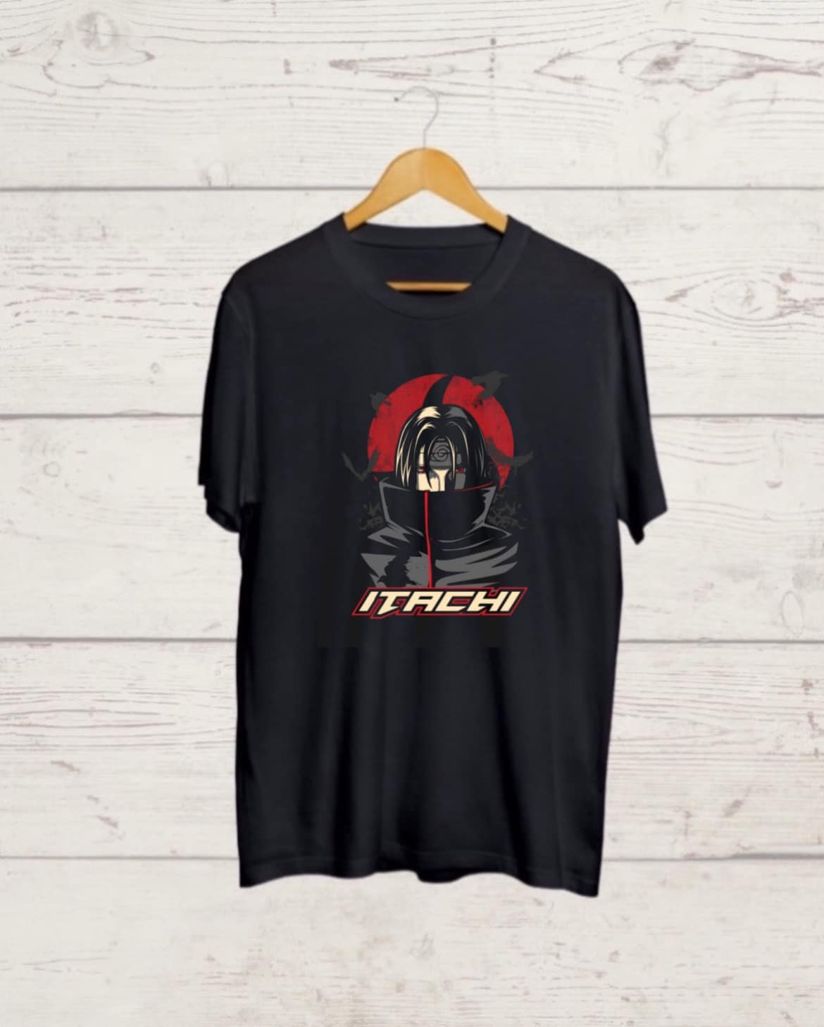 Buy Itachi print Black T shirt Buy Itachi print Black T shirt