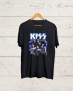 Buy KISS print Black T shirt