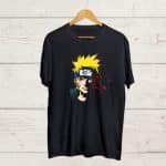 Buy Naruto print Black Tshirt