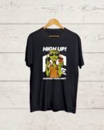 High up your Limit Black Tshirt