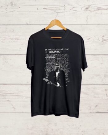 Buy Kurt Cobain print Black T shirt