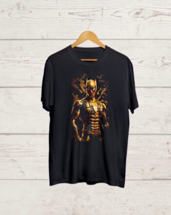 Buy Spiderman print Black T shirt