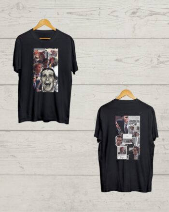 Both side American Psycho print Tshirt