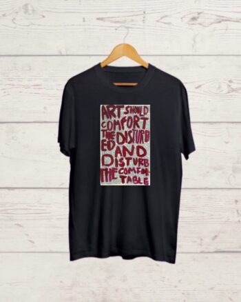 Art brings Revolution Black T shirt