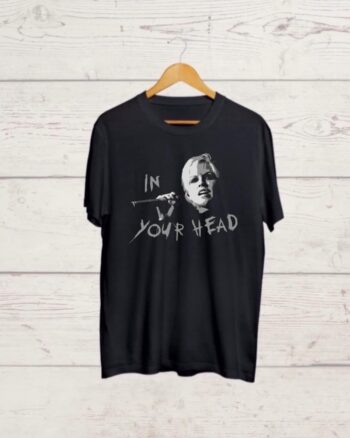 Dolores O Riordan print Black T shirt
