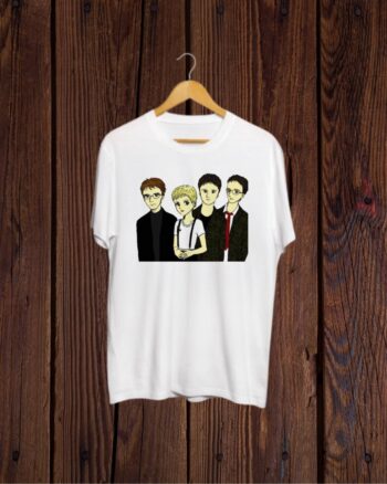 The Cranberries print white T shirt
