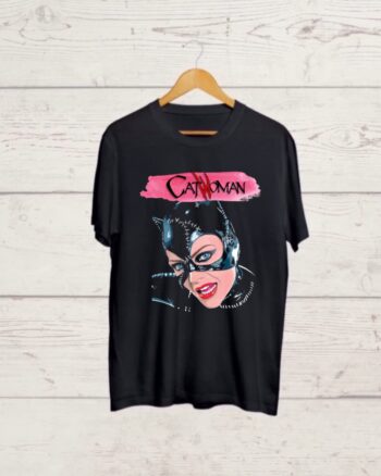 Buy CatWoman print Black T shirt