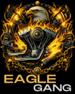 Buy Both side Eagle print Black T shirt - Image 2