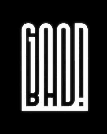 Buy Good Vs Bad Black T shirt