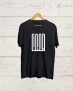 Buy Good Vs Bad Black T shirt