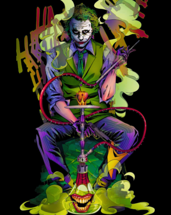 Buy joker print black tshirt