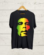 Buy Bob Marley print Black T shirt