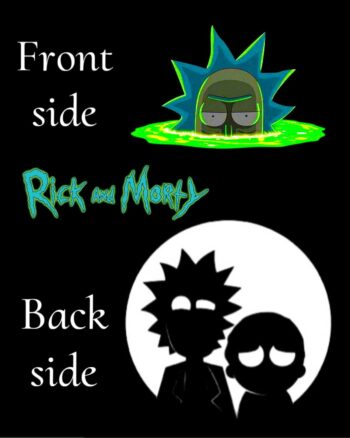 Both side print Rick n Mortis Tshirt