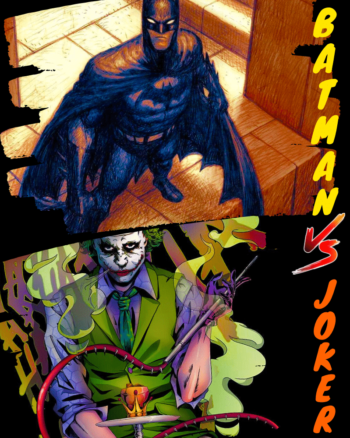 Buy Batman Vs Joker Black T shirt