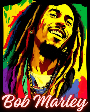 Buy Bob Marley print Black T shirt