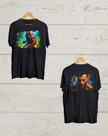 Both side Wolverine print T shirt