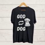 Buy Dog Lover print Black T shirt