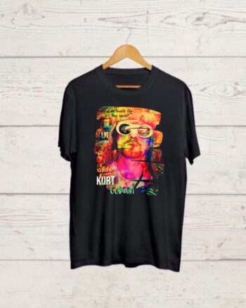 Buy Kurt Cobain print Black T shirt