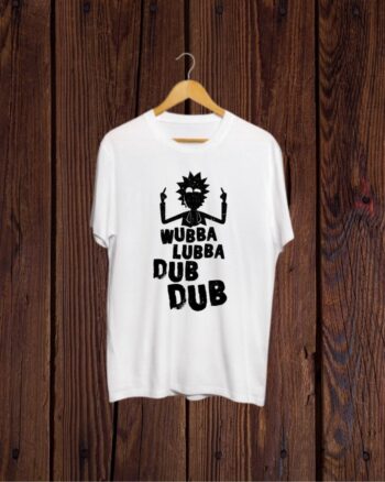 Rick and Morty print White T shirt