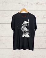 Buy Samurai print Black T shirt