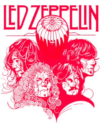 Buy Led Zep print White T shirt