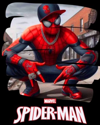 Swag Like Spider-Man Black T shirt