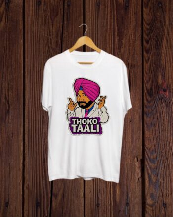 Buy Thoko Taali print white T shirt