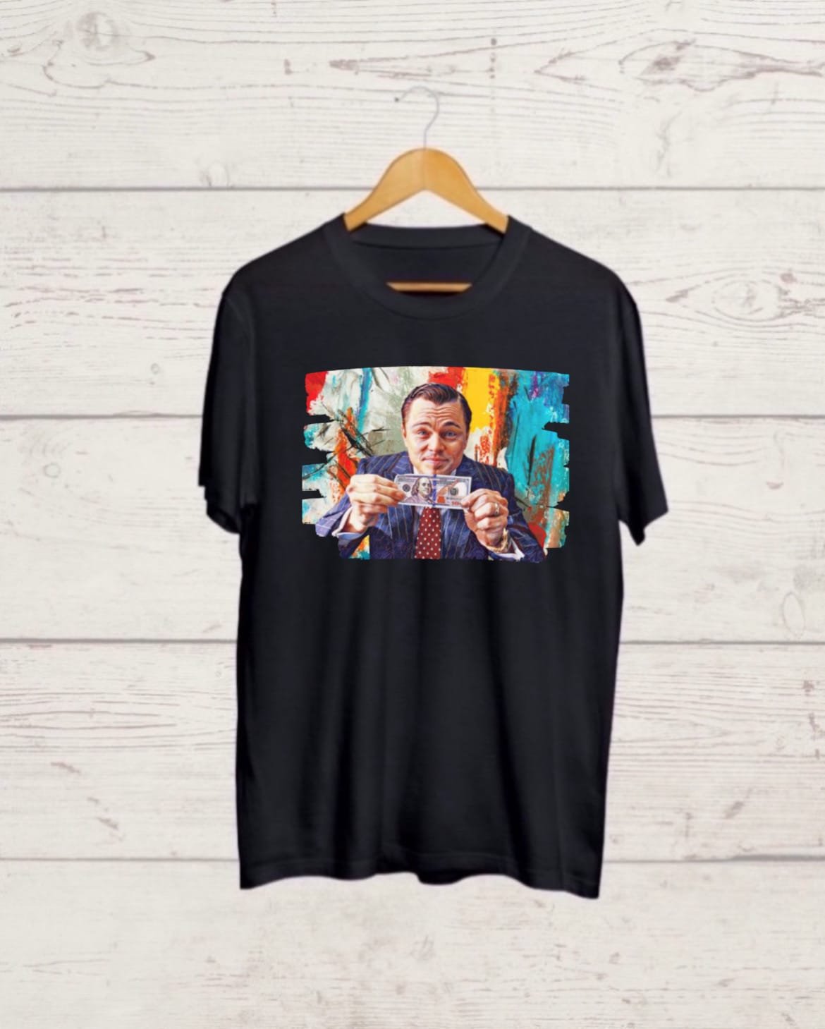 Wolf of Wall Street Black T shirt Buy The Wolf of Wall Street Black T shirt - Image 1
