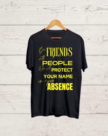 Buy Friends Black T shirt