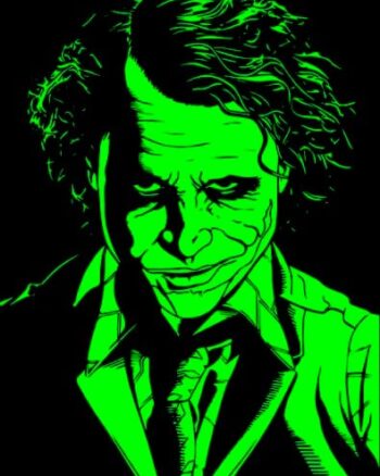 Joker print Black Tshirt