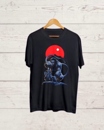 Buy Jai Hanuman print Black T shirt
