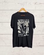 Kurt Cobain print Round Neck Tshirt
