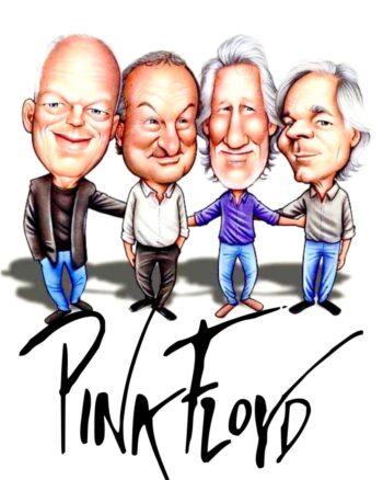 Buy Pink Floyd Caricature T shirt