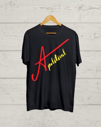 Buy Apolitical print Black T shirt