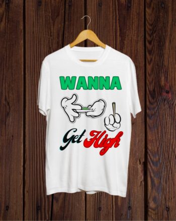 Buy Stoner print White T shirt