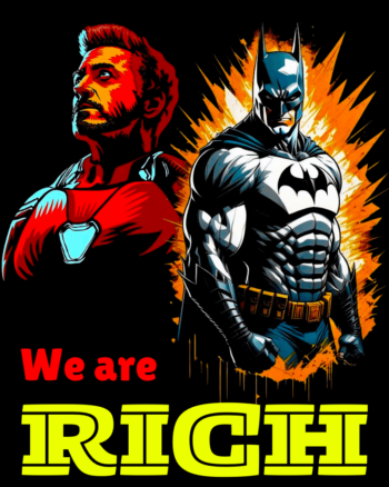 Buy Iron Man and Batman print T shirt