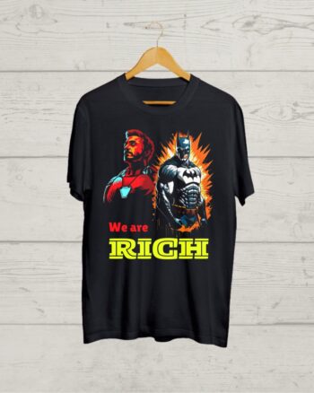 Buy Iron Man and Batman print T shirt