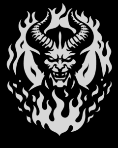 Both side print Lucifer T shirt