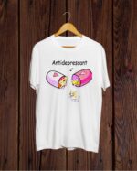 Buy Cute Dogs print white T shirt