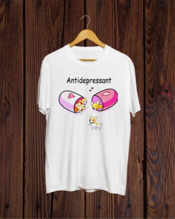 Buy Cute Dogs print white T shirt