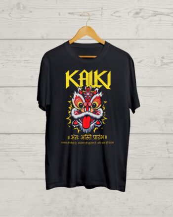Buy Kalki print Black T shirt