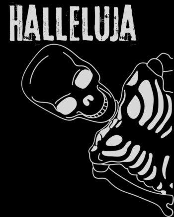 Buy Hallelujah print Funny T shirt