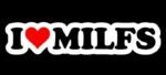 Buy I Love MILFs Black T shirt
