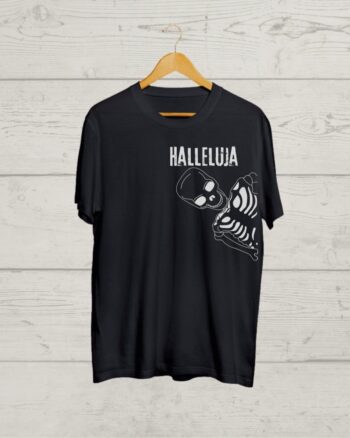 Buy Hallelujah print Funny T shirt