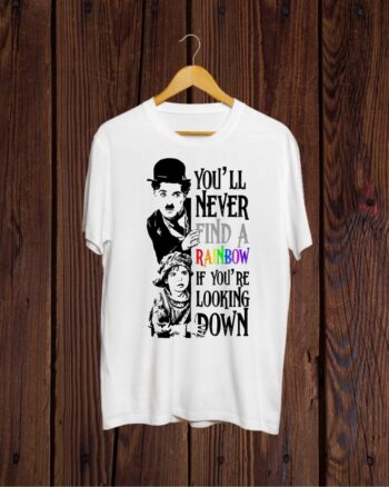 Buy Charlie Chaplin print white T shirt