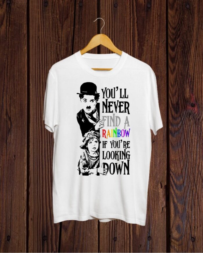 Buy Charlie Chaplin print white T shirt