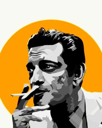 Buy Satyajit Ray print white T shirt