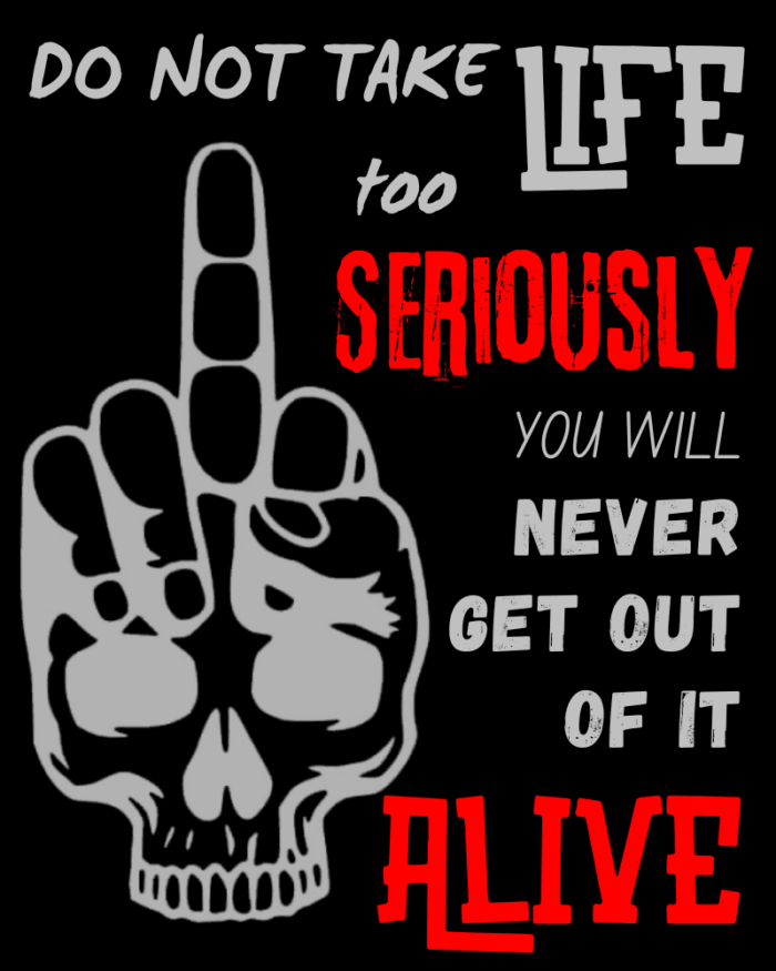 Buy Funny Life Quote print T shirts