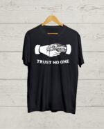 Buy Sadist Quote print Black T shirt